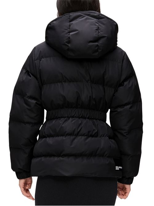 Piumino nero in poliestere Karl Lagerfeld jeans | A3W15023999